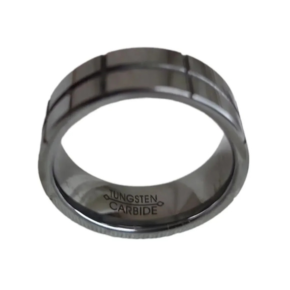 Tungsten Carbide Wedding Ring Band - Picture 1 of 3